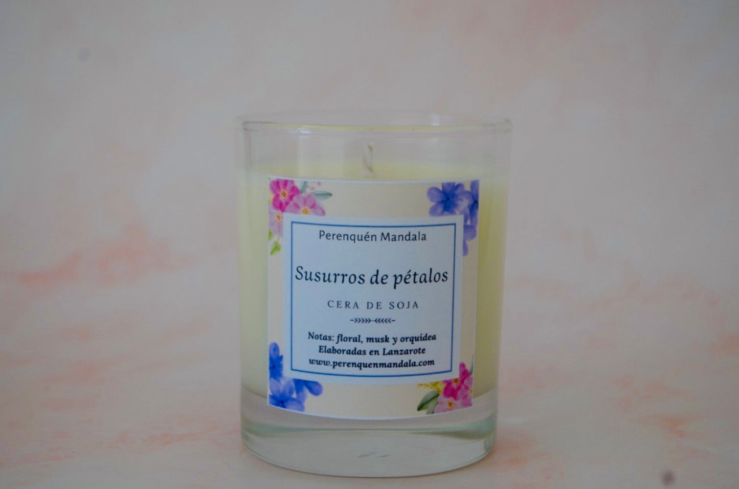 Vela Susurros de pétalos