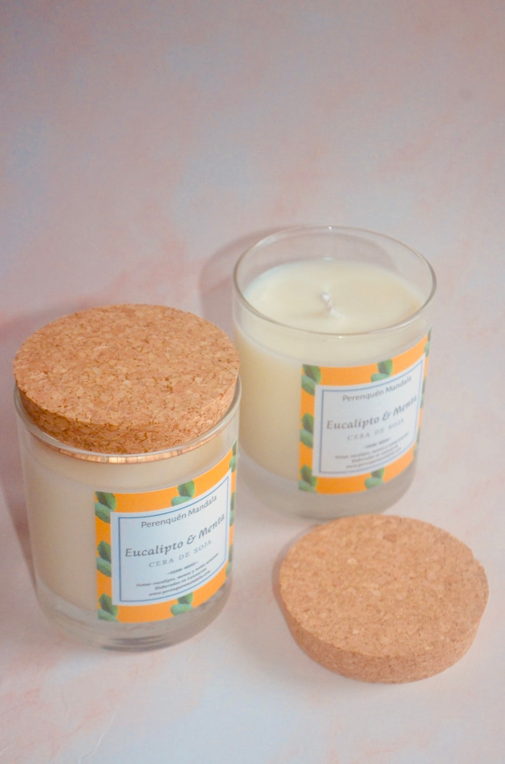 Vela Hojas de Eucalipto y Menta